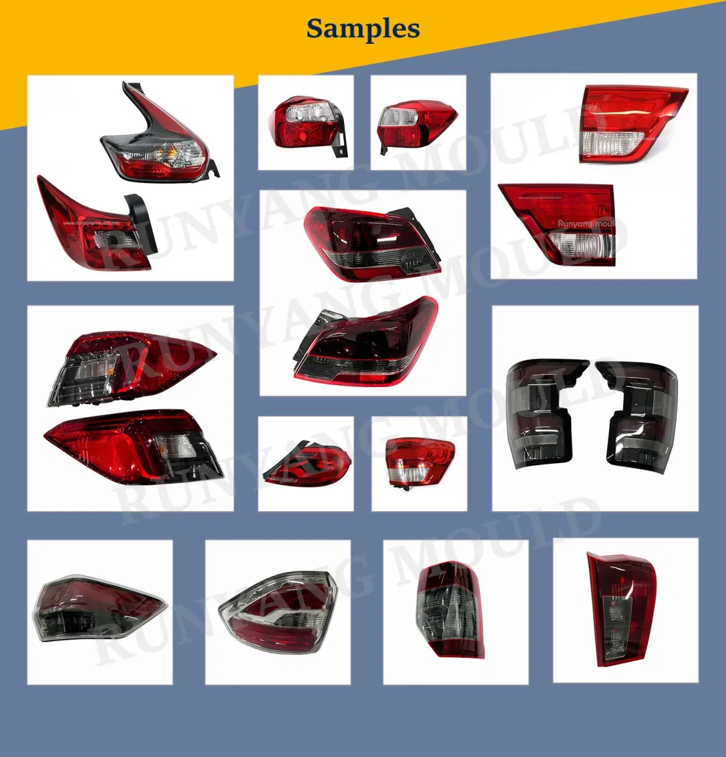 Customization Auto Tail Light Lamp Molding Car Parts Rear Lamp Mold Plstic LED Auto Parts Injection Mould