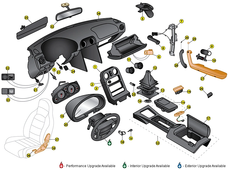 Car Door Moulding Auto Spare Parts Automotive Plastic Injection Mould