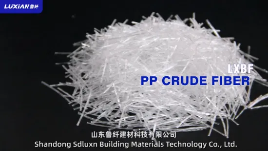 Sdluxn Construction Glasfasern OEM-maßgeschneiderte PP-Rohfaser für Beton China Ermüdungsbeständigkeit Polyethylen-Rohfaserherstellung