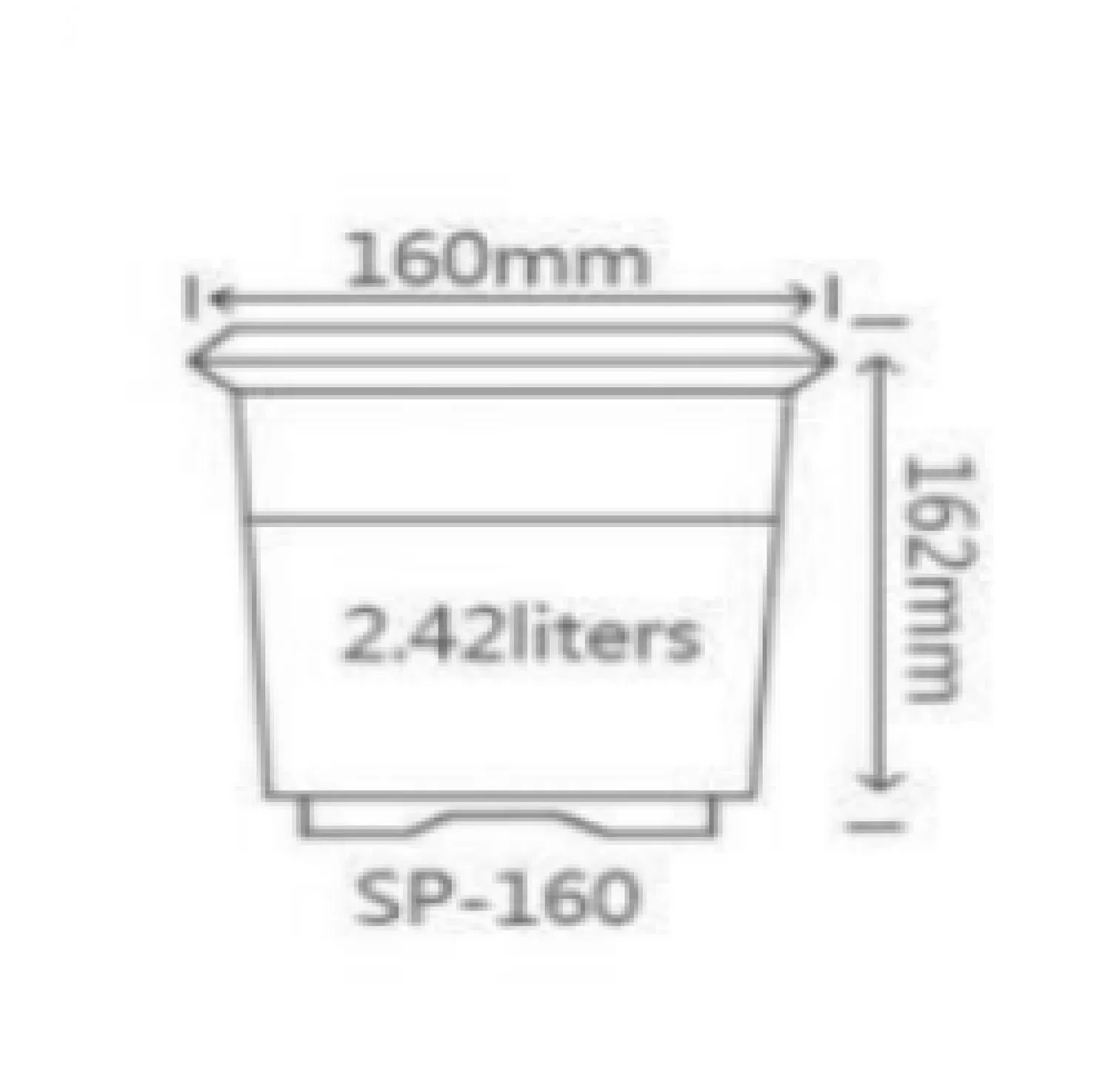 Blumentopf aus Kunststoff für den Hausgarten, Pflanztopf für den Gartenbau